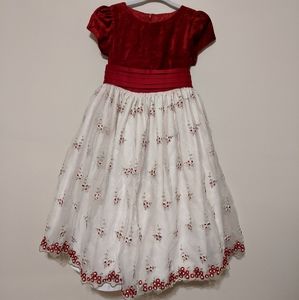 Cinderella Red Dress with Waist Bow